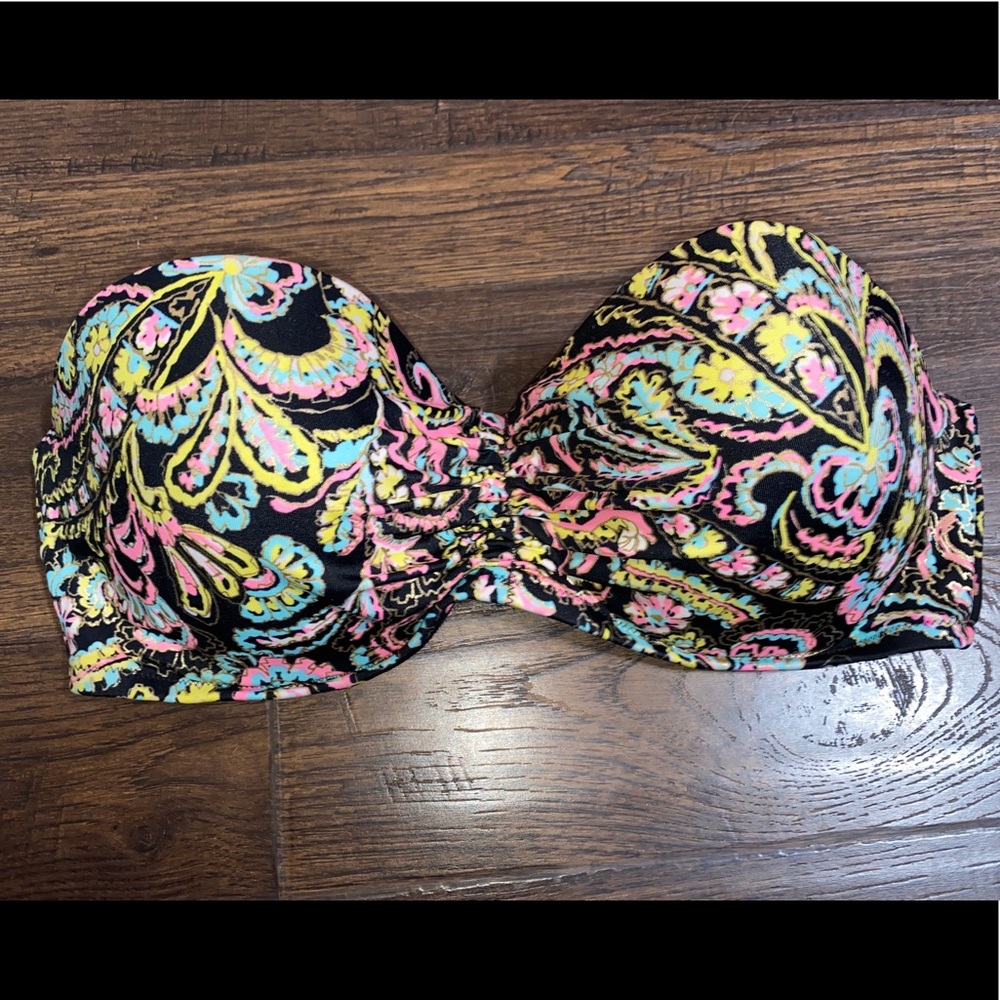 Victoria secret strapless bathing suit top